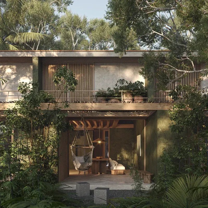 Casa Mango, render arquitectónico 5